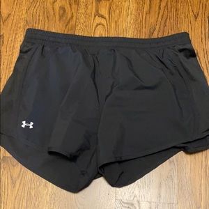 Breathable, built in brief shorts.